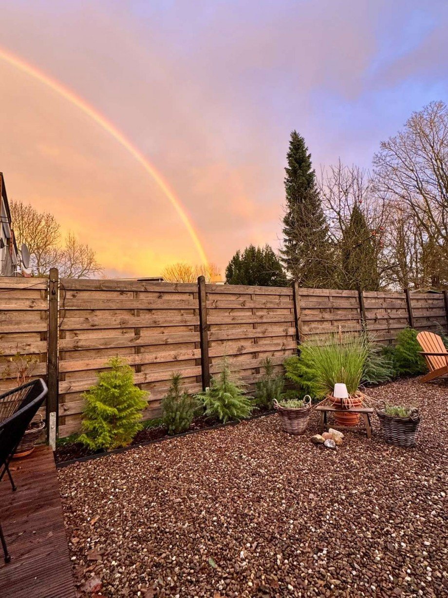 Abendstimmung im Garten Bild 1 Haus Bremen