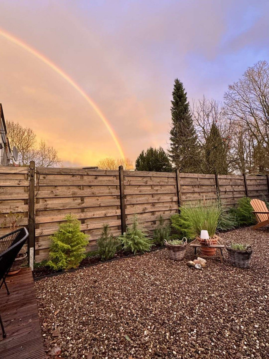 Abendstimmung im Garten Bild 1 Haus Bremen