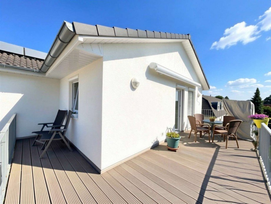 Ostterrasse Penthousewohnung Hude