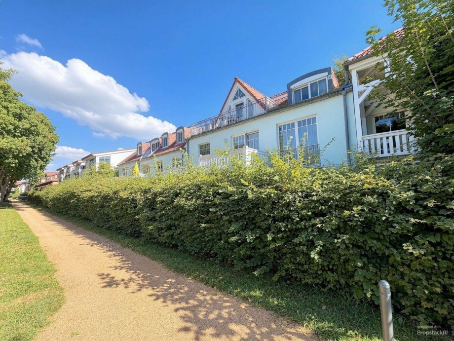 R�ckansicht Wohnung K�hlungsborn