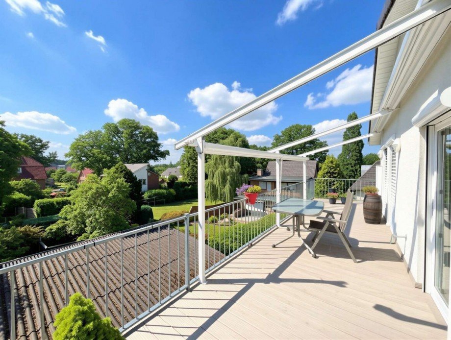 Westterrasse Bild 3 Penthousewohnung Hude