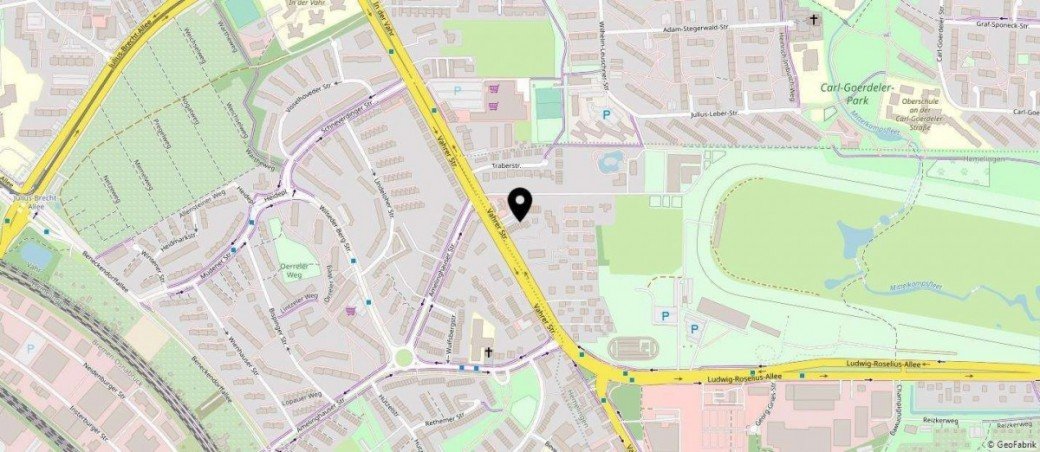 Umgebungsplan Makro Haus Bremen
