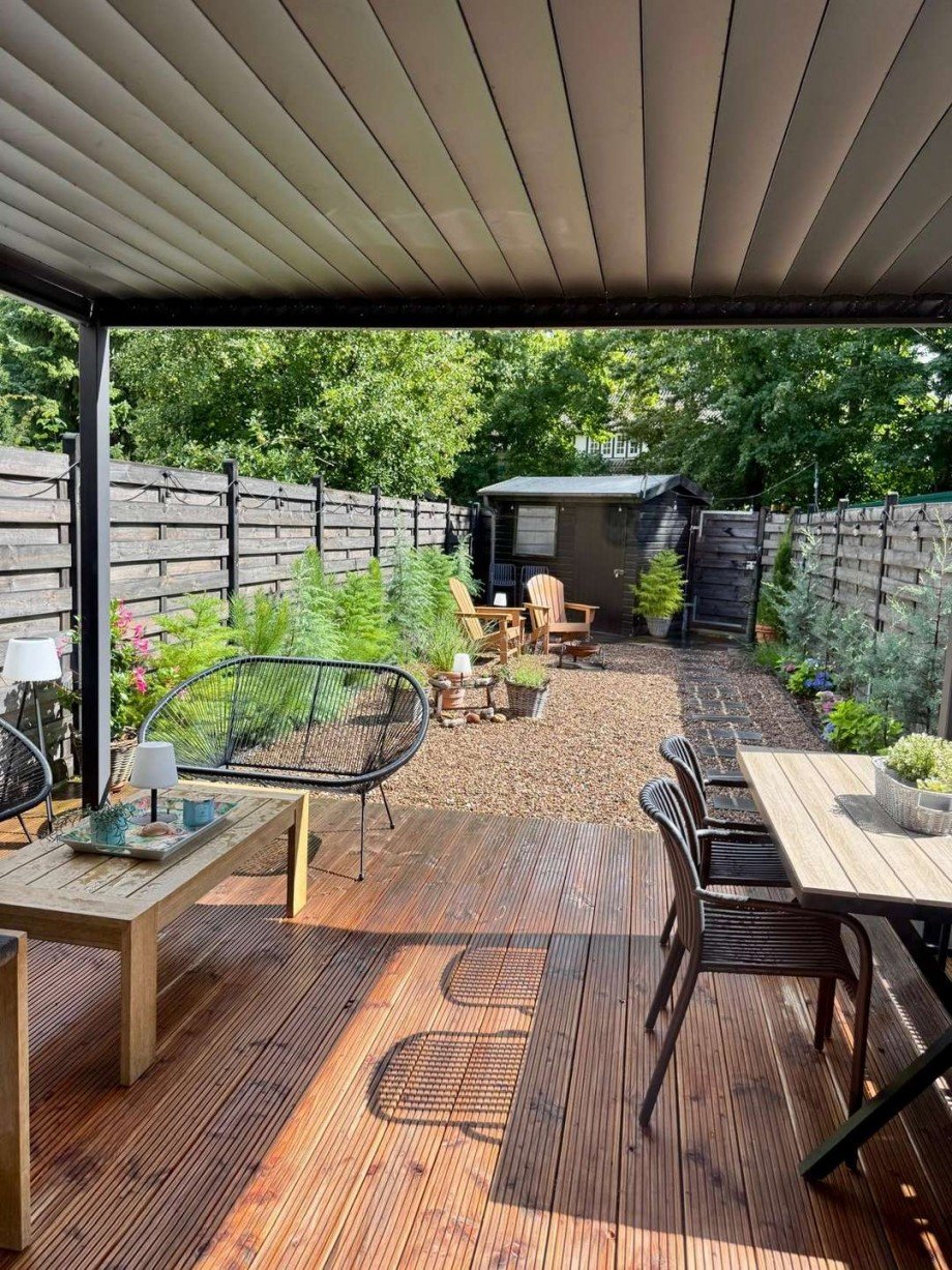 Blick in den Garten Haus Bremen