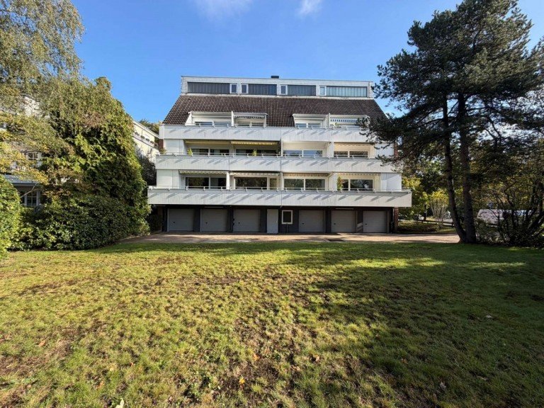 R�ckansicht Bremen Etagenwohnung Helles 1-Zimmer-Appartment in gr�ner Lage in der Gartenstadt Vahr/Grenze zu Schwachhausen