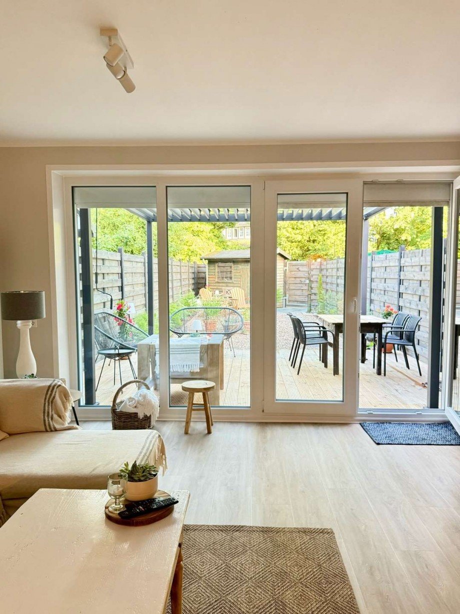 Blick in den Garten Haus Bremen